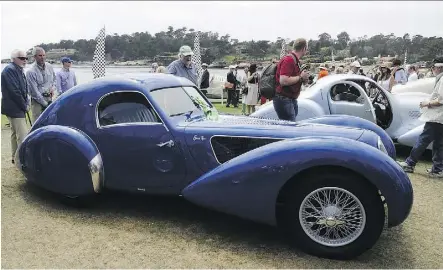  ?? WIKICOMMON­S ?? A 1939 Talbot-Lago T150 C-SS coupe at Pebble Beach Concours d’Elegance in 2014. It is not the same car as the car in the court case.