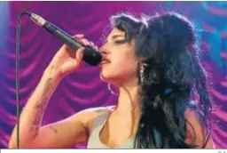  ?? D. S. ?? La cantante Amy Winehouse (Londres, 1983-2011).