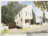  ?? IS-ARCHITECTS/COURTESY IMAGE ?? This rendering shows possible homes for 21 N. Seventh St. in Easton.