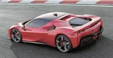  ??  ?? The SF90 Stradale hybrid is a stepping stone to a fully electric future Ferrari.