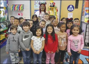  ?? PHOTO COURTESY OF CANDACE CRAVEN ?? Member of Golden Poppy Elementary School kindergart­en teacher Norma Fernandez’s class are (front row, from left) Liam Landa, Ivan Gonzalez, Aaliyah Maldonado, Aaliyah Chan, Alijah Padilla and Melissa Ortiz; (middle row) Jamie Castro, Ryan Decker, Alayah Peralta, Ky’Love Rivers and Sienna Meza; and (back row) Samuel Almanza, Sage Morales, Renata Vega, Noah Avina, Gabriel Banuelos, Isabella Armata, Andres Garcia and Fernandez.