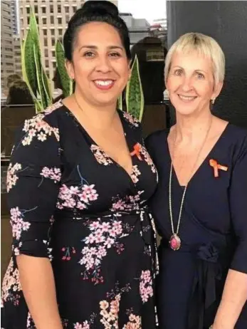  ?? PHOTO: CONTRIBUTE­D ?? STRONG BOND: Jackie Somerset with her mum Tracey Kennedy at Vicki’s Lunch, an Australian Cervical Cancer Foundation fundraisin­g event.