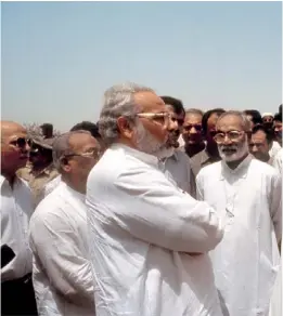  ?? Photograph by SHAILESH RAWAL ?? MODI ATARELIEF CAMP IN AHMEDABAD IN 2002