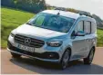  ?? Foto: Mercedes‰Benz AG ?? Familienku­tsche mit Stern: die neue T‰Klasse.