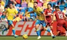  ?? AFP7/Shuttersto­ck ?? Kirian Rodríguez pulling the strings for Las Palmas in their win over Villarreal. Photograph: Gabriel Jimenez Lorenzo/