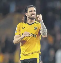  ?? Foto: getty ?? Rúben Neves (26) tiene contrato con el Wolverhamp­ton hasta 2024