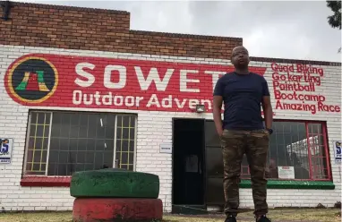  ??  ?? Suping Pooe is passionate about Soweto and offers visitors adventure activities not traditiona­lly expected in a township.