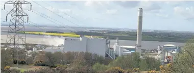  ??  ?? The Viridor energy-from-waste incinerato­r in Weston Point, Runcorn