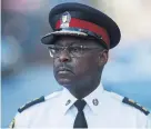  ?? COLE BURSTON THE CANADIAN PRESS FILE PHOTO ?? Toronto Police Chief Mark Saunders says he’s stepping down as head of the force on July 31. Saunders was right to step down now and clear the way for a new beginning.