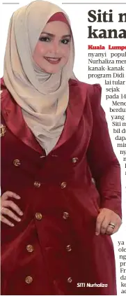  ??  ?? SITI Nurhaliza