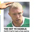  ??  ?? TOO HOT TO HANDLE: Keith Earls had a top game