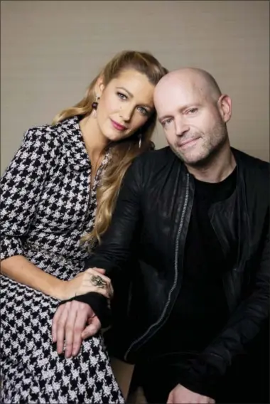  ?? PHOTO BY TAYLOR JEWELL — INVISION — AP ?? In this file photo, Blake Lively poses for a portrait with filmmaker Marc Forster in New York to promote their latest film, “All I See Is You.” Lively plays a blind woman who regains her sight.