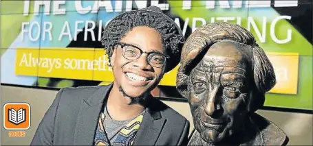  ??  ?? WINNER: Eastern Cape-born writer Lidudumali­ngani Mqombothi