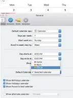  ??  ?? If you don’t see your calendar entries showing up on iCloud, check your default calendar isn’t set to local storage.