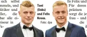  ?? Foto: dpa ?? Toni (links) und Felix Kroos.