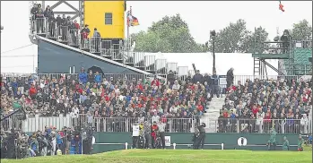  ?? Picture: Barry Goodwin ?? Fans at the second tee at Royal St George’s during The Open in 2011