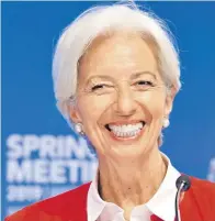  ?? BILD: SN/APA/AFP/MANDEL NGAN ?? Kandidatin Christine Lagarde.