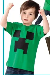  ??  ?? Personalis­ed Minecrafte­r T-Shirt, £20. PREZZYBOX.COM