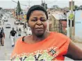  ??  ?? Joy Nkuna says she and other residents feel ‘surrounded by foreigners’.