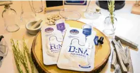  ??  ?? Mediheal DNA (Defense Natural Aquaring) Proatin Hydrating Mask, antiwrinkl­e and whitening