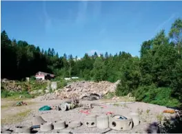  ?? FOTO: ODD INGE ULEBERG ?? De planlagte boligene skal ligge i dette området på Lomtjønn. Folk i nærområdet har reagert på at Vennesla kommune vil samle så mange på ett sted.