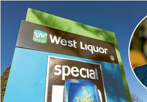  ?? MARIKA HILL/STUFF ?? West Auckland Trusts chief executive Allan Pollard says the organisati­on is pulling Russian-made vodka and beer from its shelves to show solidarity with the Ukrainian people.