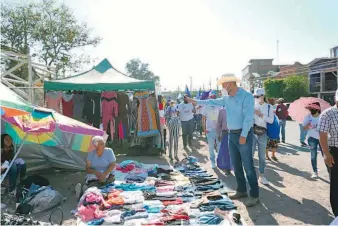  ?? FOTOS: JOSÉ ALMANZA ?? Reactivar la economía de los productore­s del campo es uno de los ejes que impulsa el proyecto político de Isaac Piña.