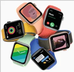  ??  ?? The Apple Watch Series 7 could come in new colours.