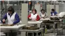  ??  ?? Gefährdete Textilprod­uktion in Portugal, hier eine Fabrik in Barcelos (Archivbild)