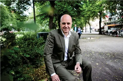  ?? Bild: Christine Olsson/tt ?? Den förre statsminis­tern Fredrik Reinfeldt vill att vi jobbar längre.