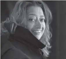  ?? Brigitte Lacombe ?? Zaha Hadid was made a Dame in 2012