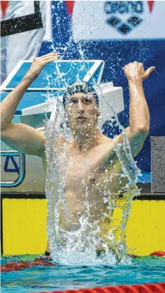  ?? Foto: Imago Images ?? Lukas Märtens verpasste über 400 Meter Freistil nur knapp den Weltrekord von Paul Biedermann – und ist jetzt Favorit auf Olympia-Gold.