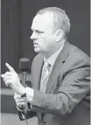  ?? STEVE CANNON/AP ?? Florida Commission­er of Education Richard Corcoran did not adequately serve Gov. Ron DeSantis or the field of education when he sought to let a charter school off the hook.