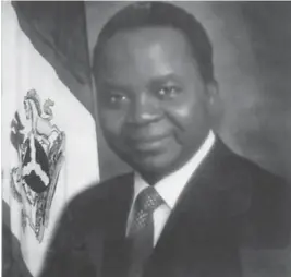  ??  ?? The late Chief Solomon Lar. Portrait of his years as governor of Plateau State (1979 - 1983)