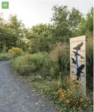  ??  ?? 10 10
Walking trails with interpreti­ve signage draw attention to the local ecology. Photo: courtesy Delaware River Waterfront Corporatio­n