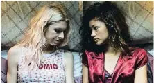  ?? HBO ?? Hunter Schafer y Zendaya, protagonis­tas deeuphoria