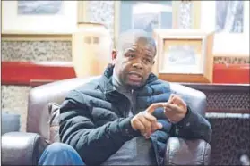  ?? Photo: Delwyn Verasamy ?? Defiant: Lucky Montana is taking the public protector to court, saying she created the impression that he is corrupt.