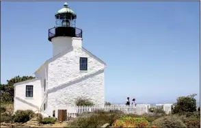  ?? CHARLIE MANZ ?? The Old Point Loma Lighthouse dates from 1855 and is part of the Cabrillo National Monument.