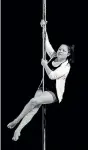  ??  ?? Cystic fibrosis sufferer Juliet Hubbard, when she was able to pole dance, which helped her lung function.