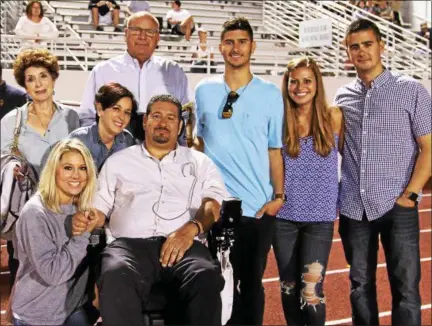  ?? DEBBIE FIRST — BENEDICTIN­E HIGH SCHOOL ?? Andy Natale, shown during Benedictin­e’s game against Columbus Watterson this season, delivered a pregame speech to the Bengals.