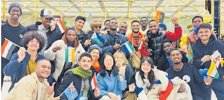  ?? Picture: SUPPLIED ?? As the Chinese New Year draws near, many Fijian students will enjoy their first Spring Festival vacation in China.