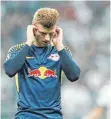  ?? FOTO: DPA ?? Timo Werner wurde es beim letzten Champions-League-Spiel zu laut.