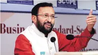  ?? PHOTO: DALIP KUMAR ?? Union HRD Minister Prakash Javadekar at the Business StandardSe­ema Nazareth Award function in New Delhi on Monday