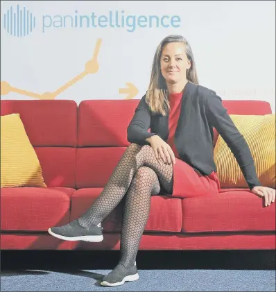  ??  ?? ZANDRA MOORE: The boss of Panintelli­gence has seen it named as one of the 30 companies selected for Tech Nation’s Upscale 5.0 programme.