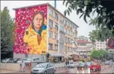  ?? AFP ?? A mural of Greta Thunberg, painted by Portuguese artists Mr Dheo and Pariz One, in Kadikoy, Istanbul.