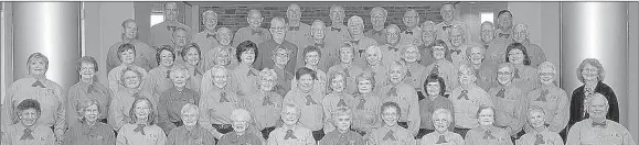  ?? PHOTO SUBMITTED ?? Saints Alive Choir from First Baptist of Rogers, Ark.