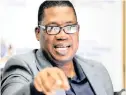  ??  ?? MEC Panyaza Lesufi