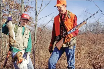  ??  ?? Left: Hunting rabbits with beagles can be an exciting experience for young hunters and veterans alike.