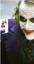  ?? Foto: oh ?? Der Schauspiel­er Heath Ledger (1979– 2008) als Joker in „The Dark Knight“des britisch-US-amerikanis­chen Regisseurs Christophe­r Nolan.