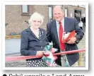  ??  ?? Sybil unveils a Land Army plaque at Mona showground last year